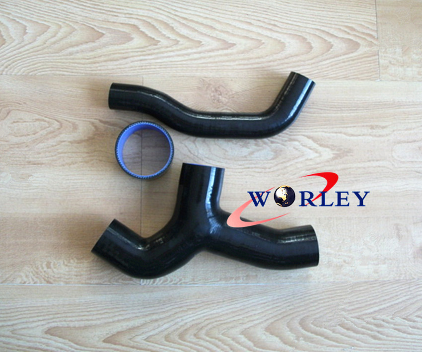 For SUBARU WRX GDA/GGA EJ20 00-05 01 02 03 04 SILICONE TURBO HOSE BLACK