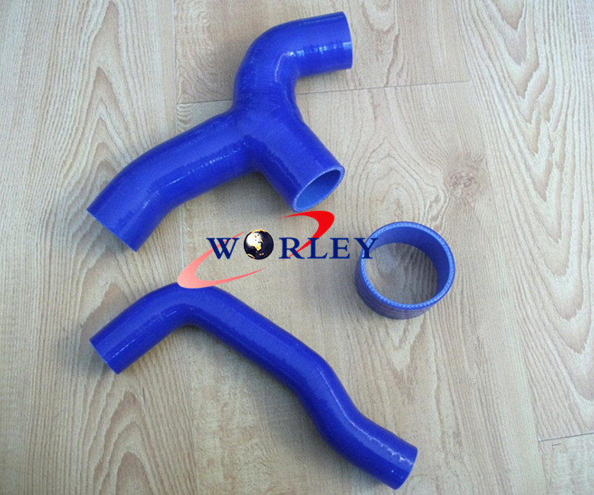 For SUBARU WRX GDA/GGA EJ20 00-05 01 02 03 04 SILICONE TURBO HOSE BLACK - Image 2