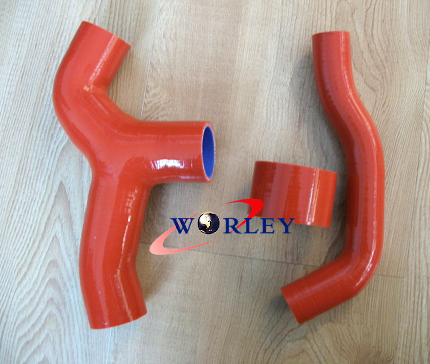 For SUBARU WRX GDA/GGA EJ20 00-05 01 02 03 04 SILICONE TURBO HOSE BLACK - Image 3