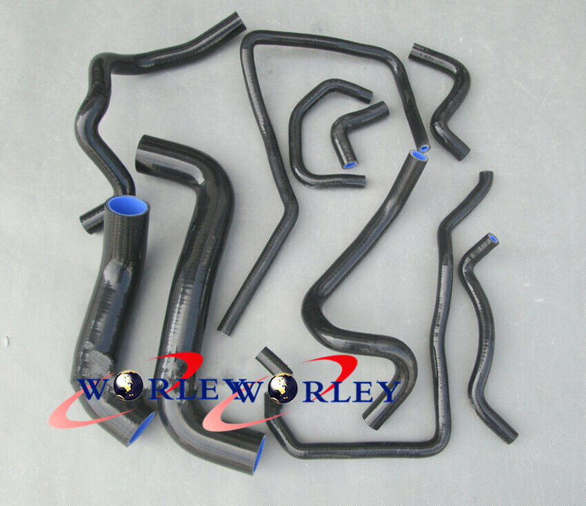 BLACK SILICONE RADIATOR COOLANT HOSE for SUBARU IMPREZA WRX/STI GR 2008 09 10 11