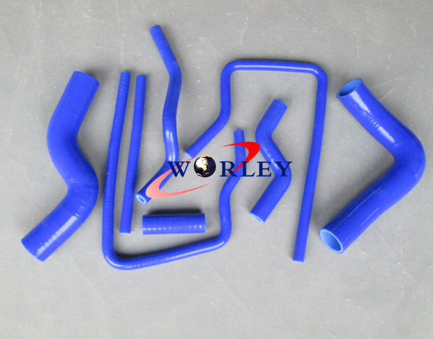 FOR Subaru Impreza WRX STI GC8 Silicone Radiator Hose Kit 96-00 97 98 99 RED - Image 6