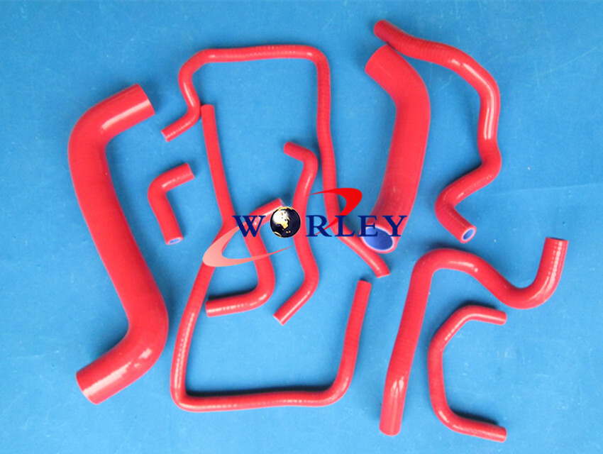 BLACK SILICONE RADIATOR COOLANT HOSE for SUBARU IMPREZA WRX/STI GR 2008 09 10 11 - Image 5