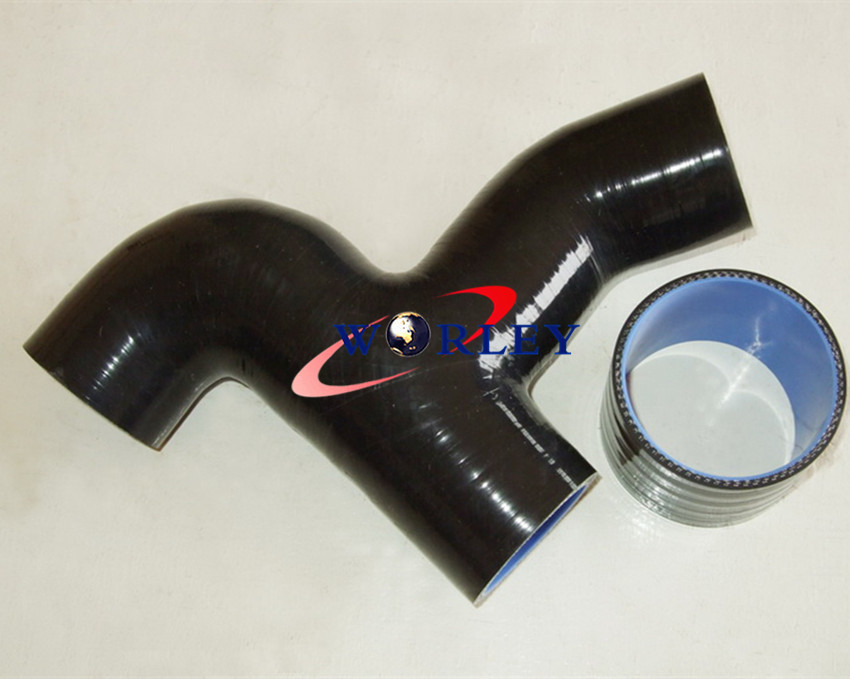 BLUE For Subaru WRX GC8 1992-1995 VER1-2 EJ20 Silicone Intercooler Hose PIPE - Image 4