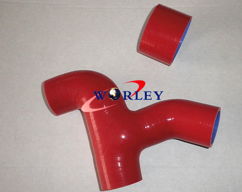 BLUE For Subaru WRX GC8 1992-1995 VER1-2 EJ20 Silicone Intercooler Hose PIPE - Image 5