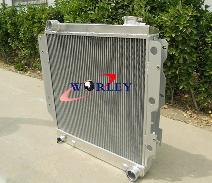 3 CORE RADIATOR FOR 87-06 JEEP WRANGLER TJ YJ CHEVY V8 CONVERSION AT/MT - Image 3